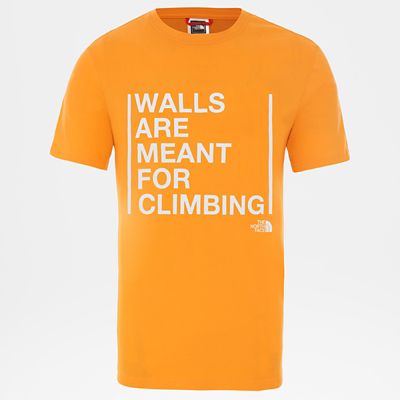 north face walls are meant for climbing shirt
