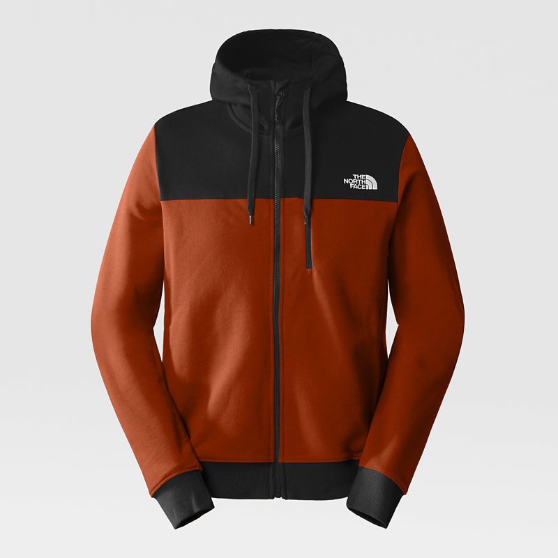 The North Face Men's Tech New Peak Hoodie Rusted Bronze-tnf Black