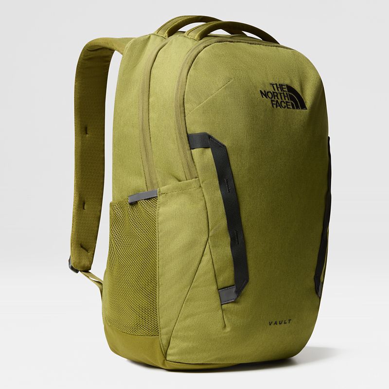 The North Face Vault Backpack Forest Olive Light Heather-tnf Black One