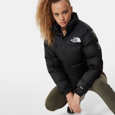north face cropped puffer jacket