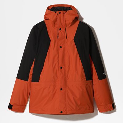 red north face mountain jacket