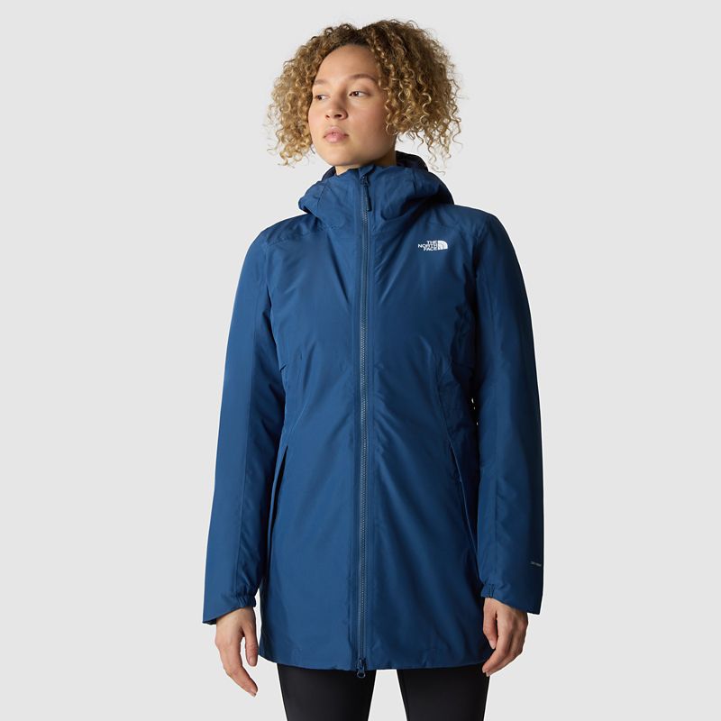 The North Face Women's Hikesteller Insulated Parka Shady Blue-summit Navy