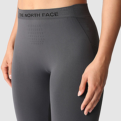 The North Face Womens Black and Heather Gray Athletic Panel Leggings Size  Small