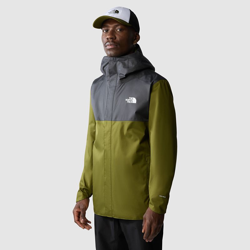 The North Face Chaqueta Quest Zip-in Para Hombre Forest Olive-asphalt Grey 