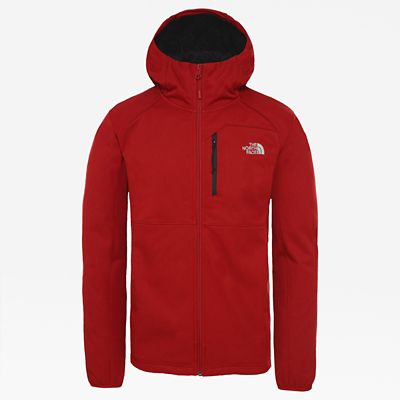 north face hooded softshell jacket