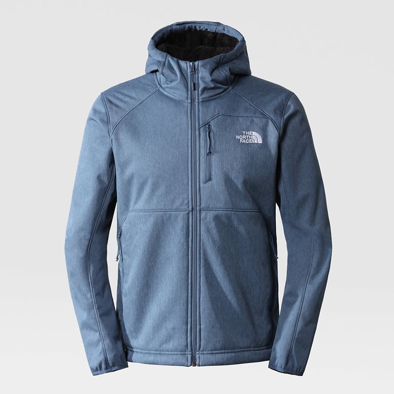 The North Face Men's Quest Hooded Softshell Jacket Shady Blue Dark Heather