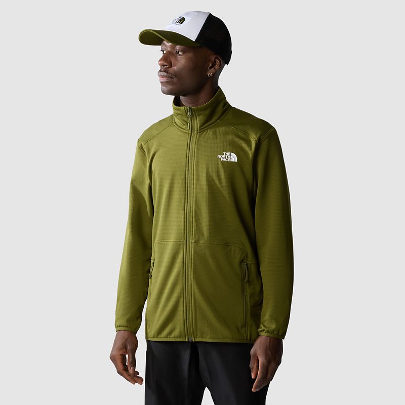 The North Face Chaqueta Polar Quest Para Hombre Forest Olive 
