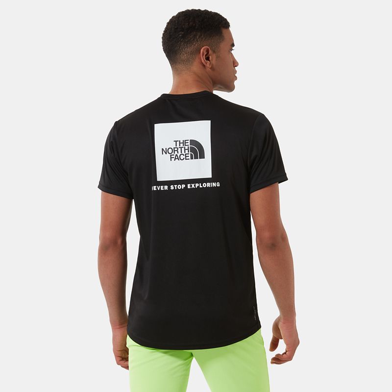 The North Face Men's Reaxion Redbox T-shirt Tnf Black-tnf White