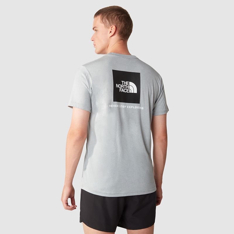 The North Face Reaxion Redbox T-shirt Für Herren Mid Grey Heather 