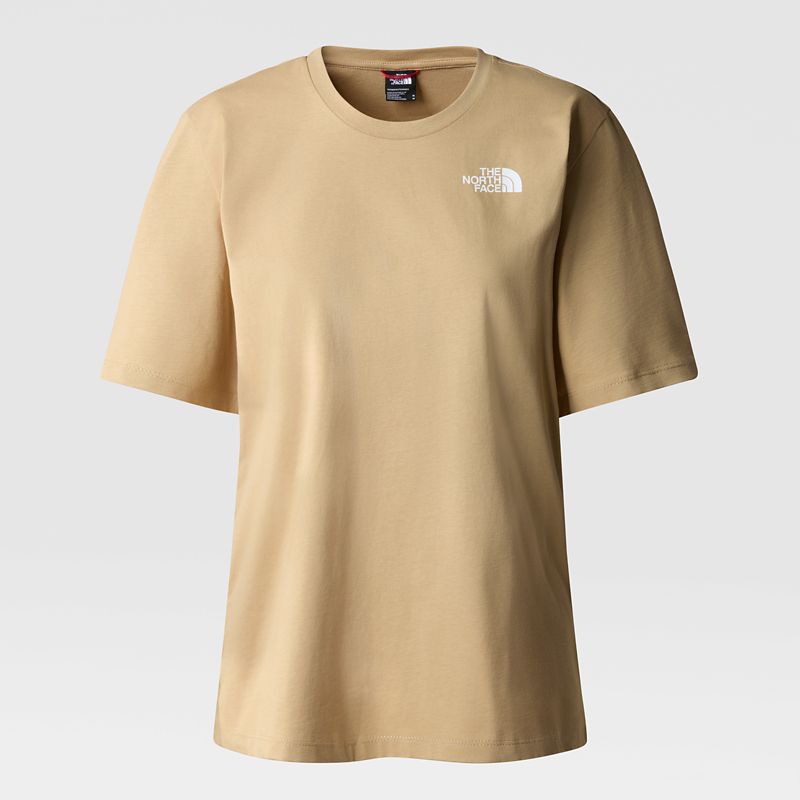 The North Face Women's Relaxed Simple Dome T-shirt Khaki Stone