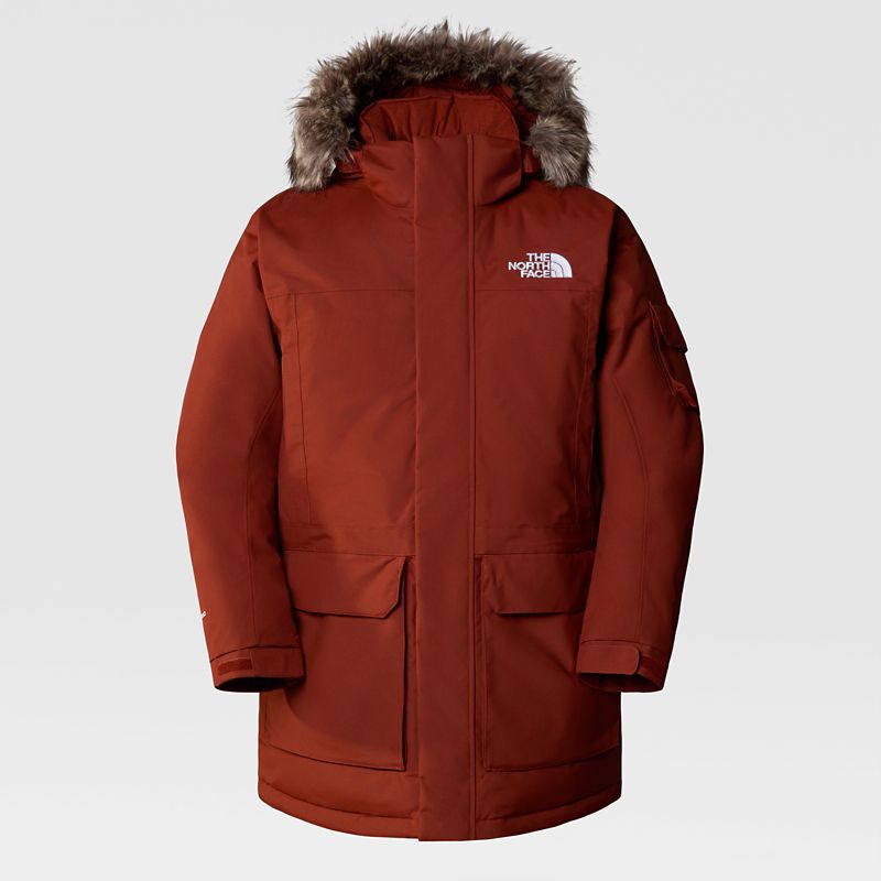 The North Face Men's Recycled Mcmurdo Jacket Brandy Brown