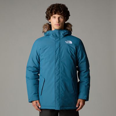 The North Face Men&#39;s Recycled Zaneck Jacket Mallard Blue Size L