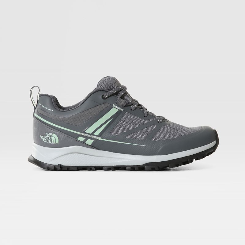 The North Face Women's Litewave Futurelight™ Hiking Shoes Zinc Grey/green Mist