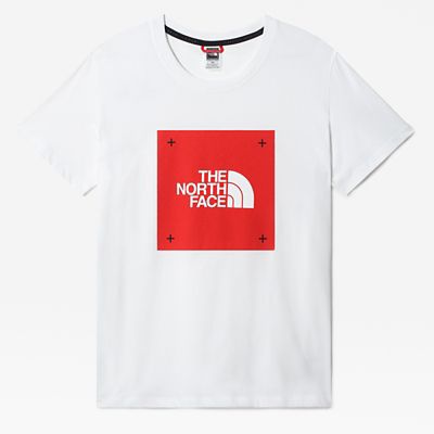 red north face top