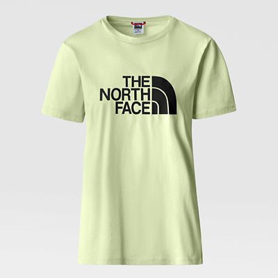 The North Face Women's Relaxed T-Shirt Lime Cream - Size: L Outlet