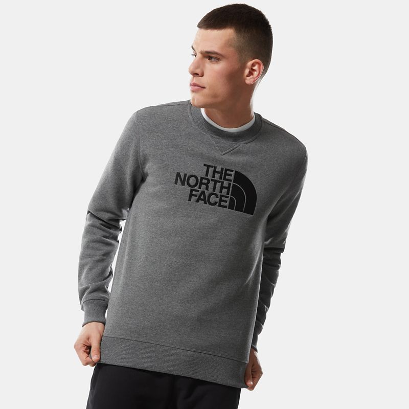 The North Face Men's Drew Peak Sweater Tnf Medium Grey Heather-tnf Black