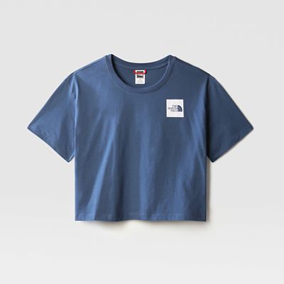 The North Face Women's Cropped Fine T-Shirt. 1