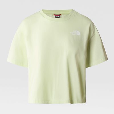 The North Face Women's Cropped Simple Dome T-Shirt. 1