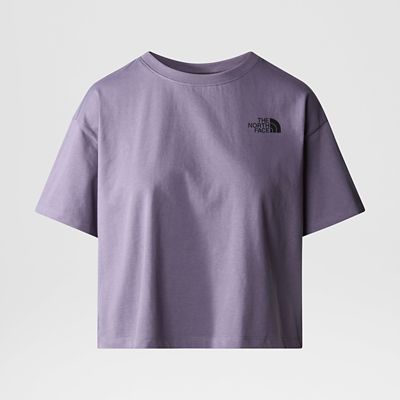 The North Face Women's Cropped Simple Dome T-Shirt. 1