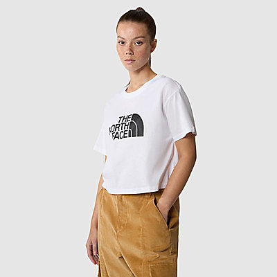 Cropped Easy-T-shirt voor dames