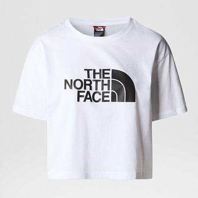 The North Face Easy Kurzgeschnittenes T-shirt Für Damen Tnf White Größe L Damen