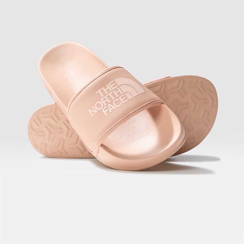 The North Face Women's Base Camp Slides Iii Cafe Creme-evening Sand Pink