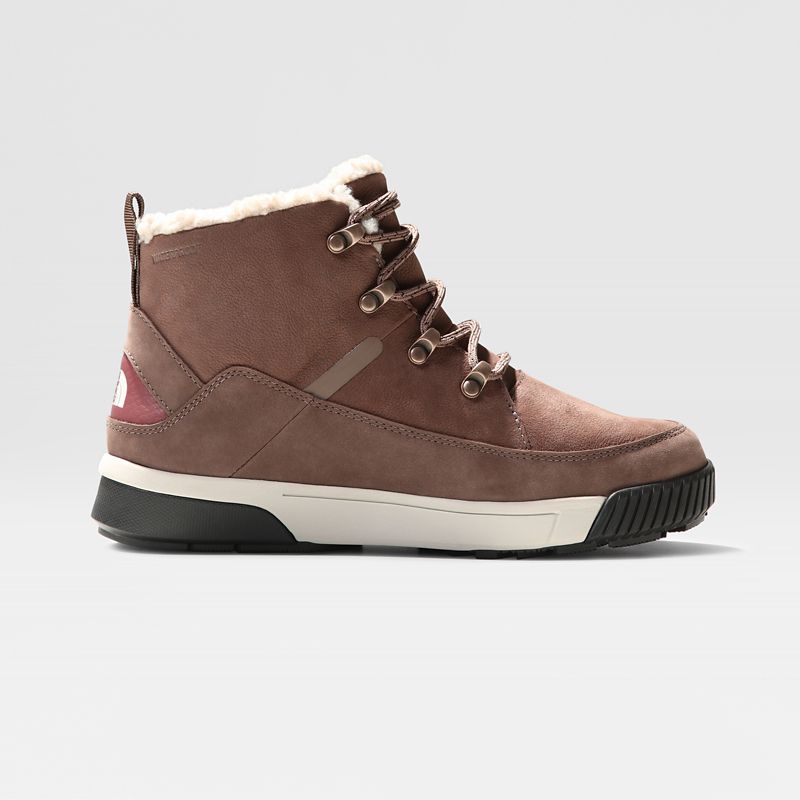 The North Face Botas Urbanas Impermeables Sierra Para Mujer Deep Taupe/wild Ginger 
