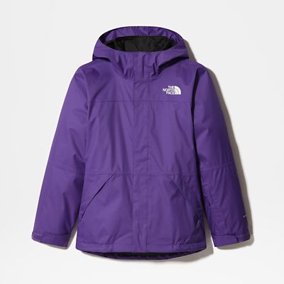 girls purple north face jacket