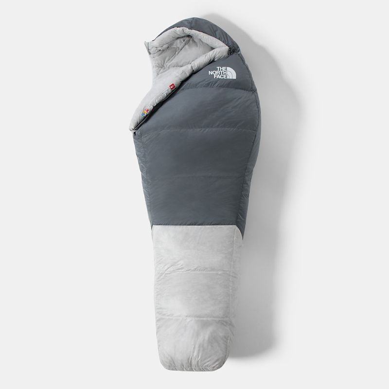 The North Face Women's Blue Kazoo Eco Sleeping Bag Beta Blue-tin Grey- Long Right