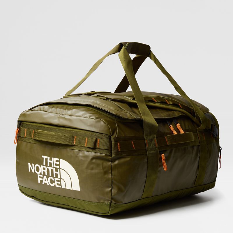 The North Face Base Camp Voyager Duffel 62l Forest Olive-desert Rust-white Dune One