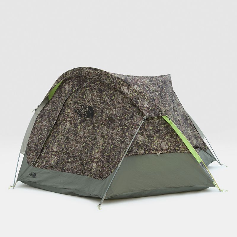 The North Face Homestead Domey 3-person Tent Rose Dawn Lichen Lrg Print-agave Green One