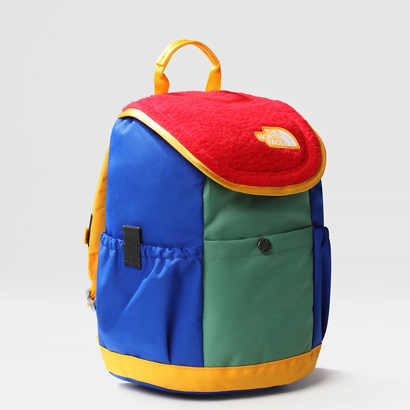 The North Face Kids' Mini Explorer Backpack Tnf Red-deep Grass Green-tnf Blue-summit Gold One