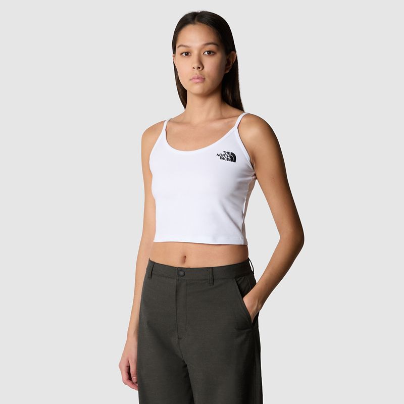 The North Face Women's Cropped Tank Top Tnf White