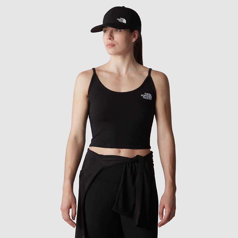 The North Face Women's Cropped Tank Top Tnf Black