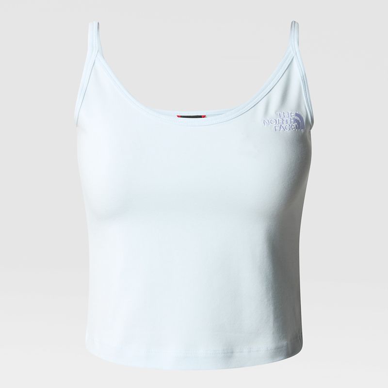 The North Face Women's Cropped Tank Top Barely Blue