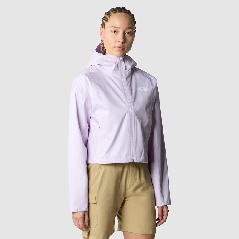 The North Face Quest Kurzgeschnittene Jacke Für Damen Icy Lilac 