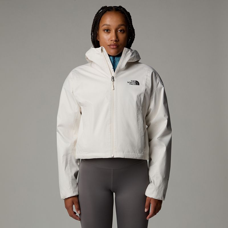 The North Face Women's Cropped Quest Jacket White Dune