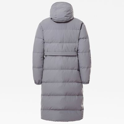 north face full length women's down coat