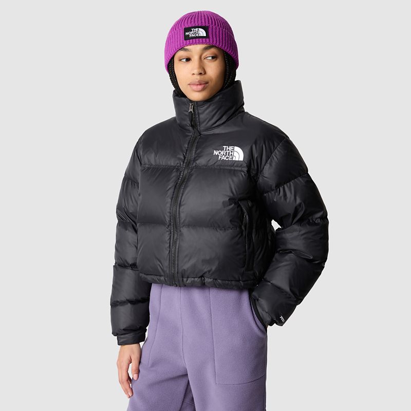 The North Face Women's Nuptse Short Jacket Tnf Black-tnf Black
