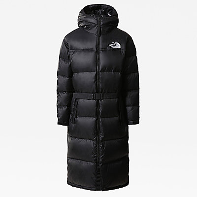 gelei India weefgetouw Women's Nuptse Belted Long Parka | The North Face