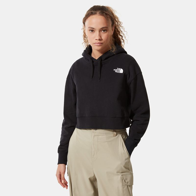 The North Face Women's Trend Cropped Fleece Hoodie Tnf Black