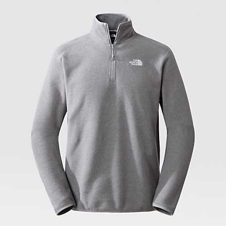 Mens Clothing Sweaters and knitwear Zipped sweaters The North Face Riseway 1/4 Zip Fleece in Grey for Men Grey 