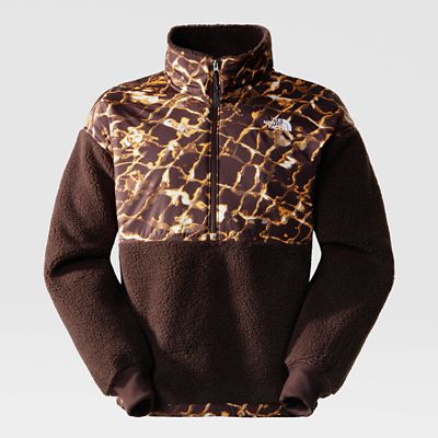 The North Face Patterned Fleece Pullover, size Large, measures 27 inches  pit to pit and 29 inches collar to hem, $55 + $…
