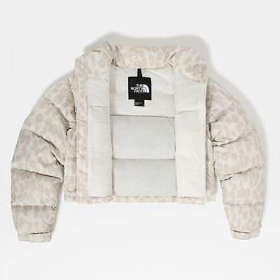 north face cow print jacket