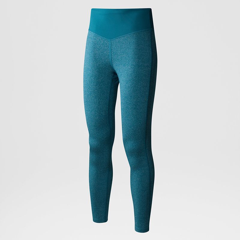 The North Face Women's Dune Sky 7/8 Leggings Blue Coral Heather