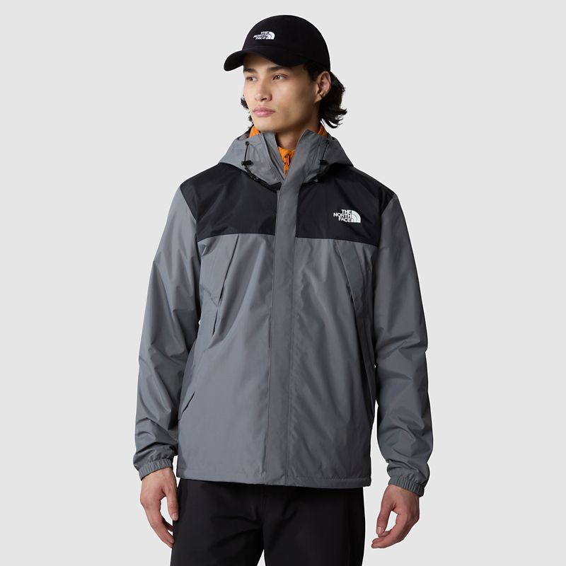The North Face Men's Antora Jacket Smoked Pearl-tnf Black