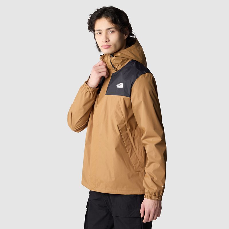 The North Face Men's Antora Jacket Utility Brown/tnf Black