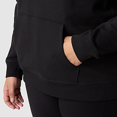 Drew Peak pullover hættetrøje i store størrelser til damer