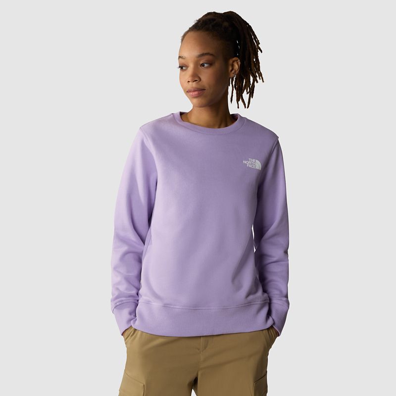 The North Face Light Drew Peak Sweatshirt Für Damen Lite Lilac 