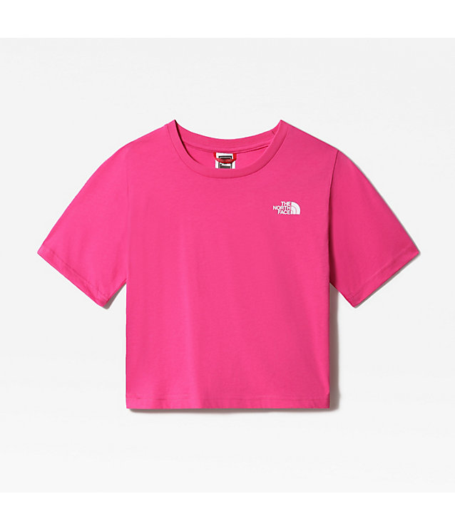 Simple Dome gecropptes T-Shirt für Mädchen | The North Face
